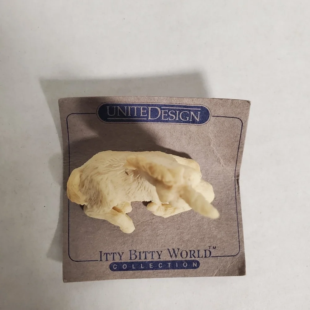 Vintage 1987 United‎ Design Itty Bitty World Critters Unicorn Figurine w/ Box